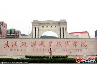 武汉一高校校门与清华大学撞脸(组图)